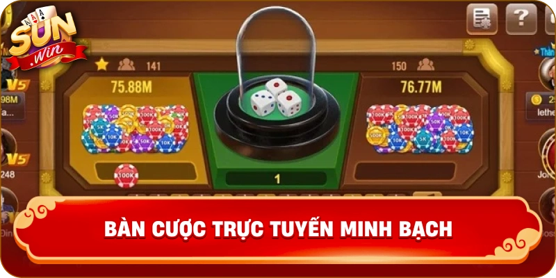 Bàn cược trực tuyến minh bạch